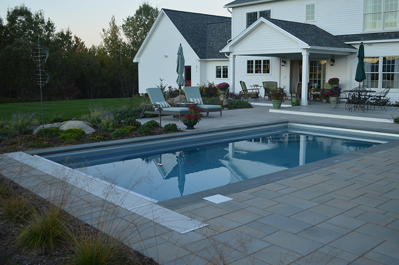 Mountain View Pool landscaping