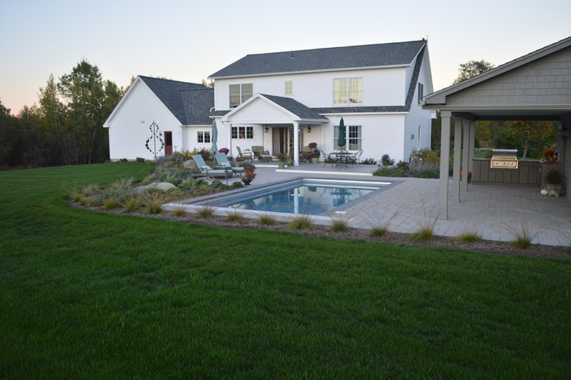 Mountain View Pool landscaping