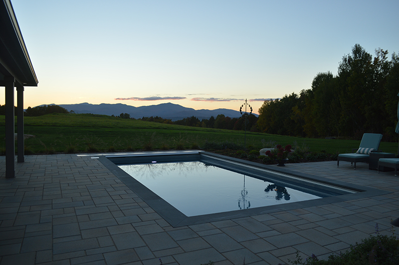 Mountain View Pool landscaping