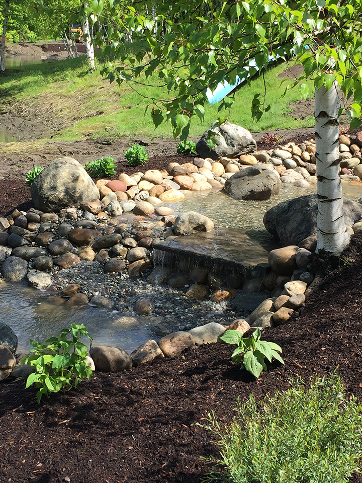 waterfall design and installation vermont