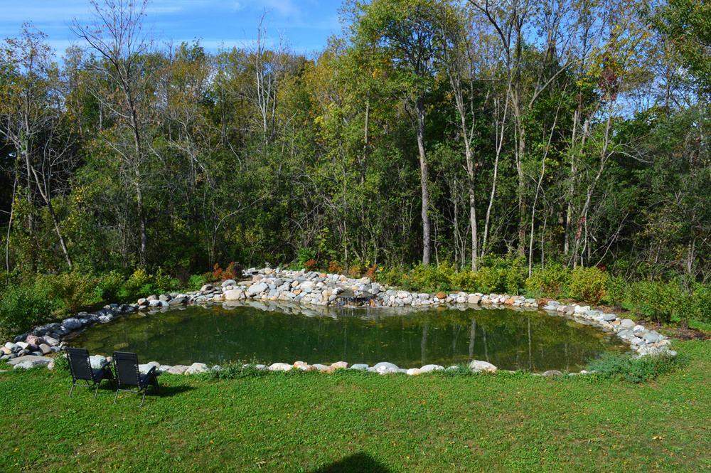 installation of swimming ponds